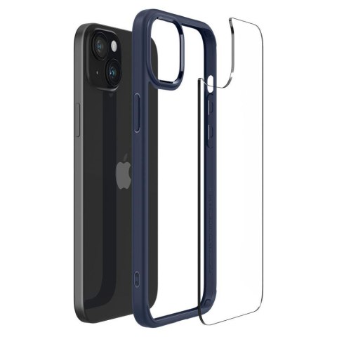 Etui Ultra Hybrid na iPhone 15 niebieskie SPIGEN