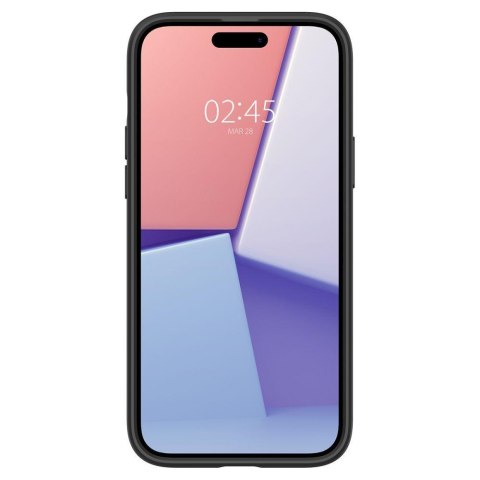 Etui Ultra Hybrid na iPhone 15 przezroczysto-czarne SPIGEN