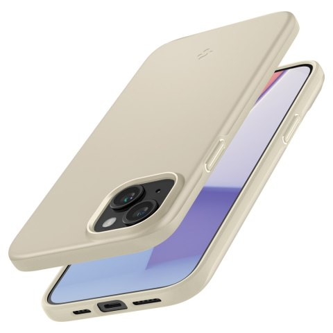 Etui ochronne do iPhone 15 Plus Thin Fit beżowe SPIGEN