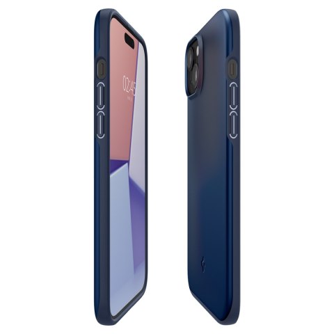 Etui ochronne do iPhone 15 Plus Thin Fit niebieskie SPIGEN