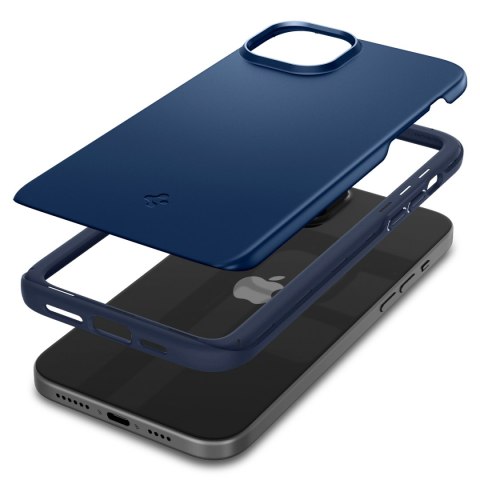 Etui ochronne do iPhone 15 Plus Thin Fit niebieskie SPIGEN