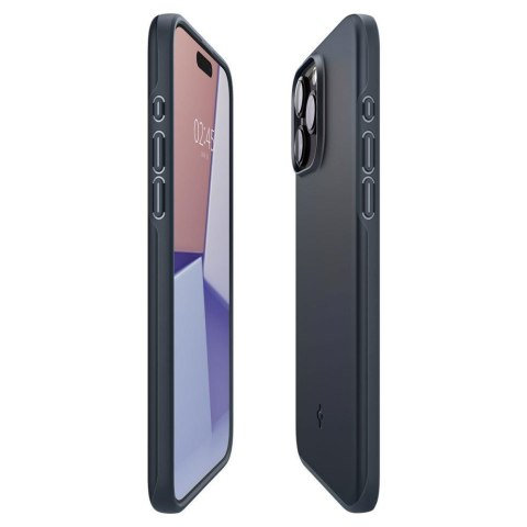 Etui ochronne do iPhone 15 Pro Thin Fit granatowe SPIGEN