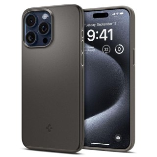 Etui ochronne do iPhone 15 Pro Thin Fit szare SPIGEN