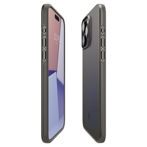 Etui ochronne do iPhone 15 Pro Thin Fit szare SPIGEN