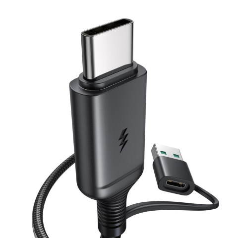 Bezprzewodowa ładowarka magnetyczna 15W z kablem USB / USB-C czarna JOYROOM