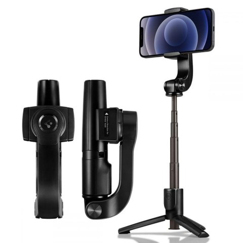 Gimbal selfie stick i podstawka do telefonu Spigen S610W Bluetooth czarny SPIGEN