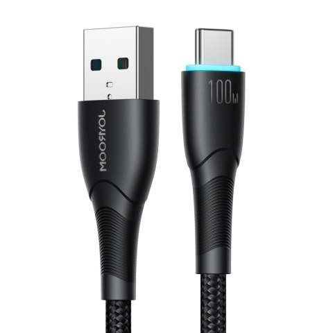 Kabel przewód Starry Series USB-A - USB-C 100W 1m czarny JOYROOM