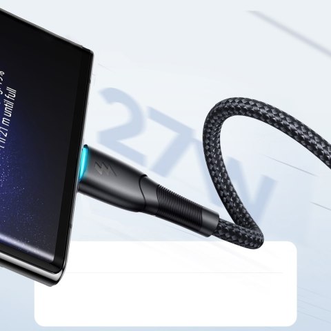 Kabel przewód Starry Series USB-A - USB-C 3A 1m czarny JOYROOM