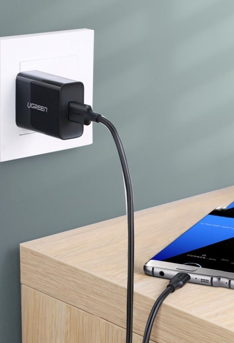 Kabel przewód USB 3.0 - USB-C 3A 1m czarny UGREEN