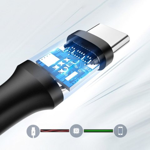 Kabel przewód USB 3.0 - USB-C 3A 1m czarny UGREEN