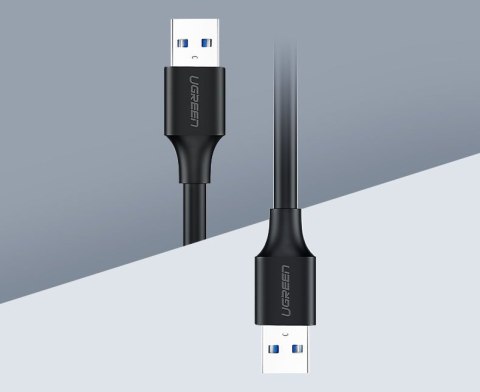 Kabel przewód USB - USB 2.0 1m czarny UGREEN