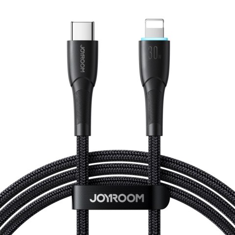 Kabel przewód do iPhone Starry Series USB-C - Lightning 30W 1m czarny JOYROOM