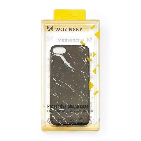 Marble żelowe etui pokrowiec marmur Samsung Galaxy A33 5G biały WOZINSKY