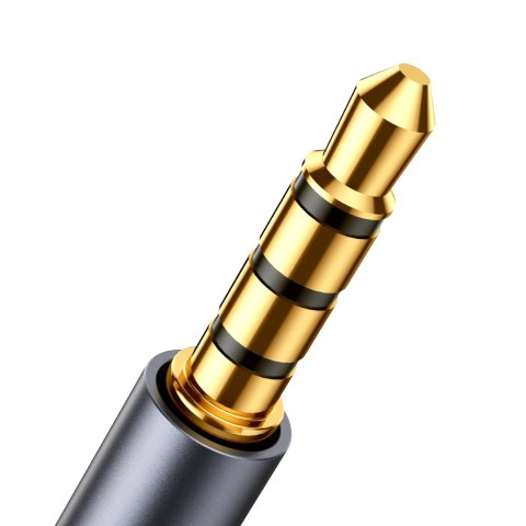 Przedłużacz kabla przewodu Audio Stereo AUX 3.5mm mini jack 1.2m czarny JOYROOM