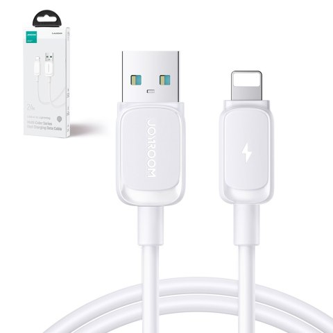 Kabel przewód do iPhone Lightning - USB 2.4A 1.2m biały JOYROOM