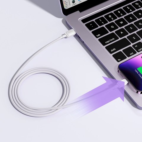 Kabel przewód do iPhone Lightning - USB 2.4A 1.2m biały JOYROOM