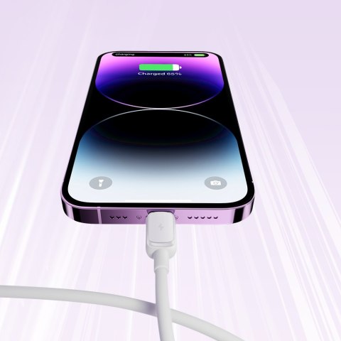 Kabel przewód do iPhone Lightning - USB 2.4A 1.2m biały JOYROOM