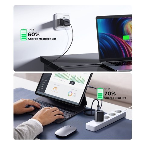 Ładowarka sieciowa Speed Series 30W USB-C PD QC AFC FCP czarna JOYROOM