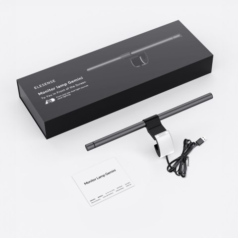 Lampka LED na ekran monitor komputera z podświetleniem tylnym 2700K-6500K szara CHOETECH