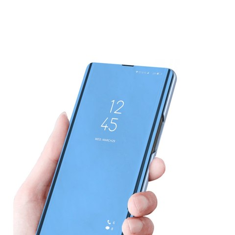 Błyszczące etui z klapką do Xiaomi 13 Lite Clear View Case czarny HURTEL