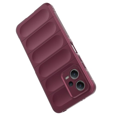 Etui elastyczny pokrowiec do Xiaomi Redmi Note 12 5G / Poco X5 5G Magic Shield Case burgund HURTEL