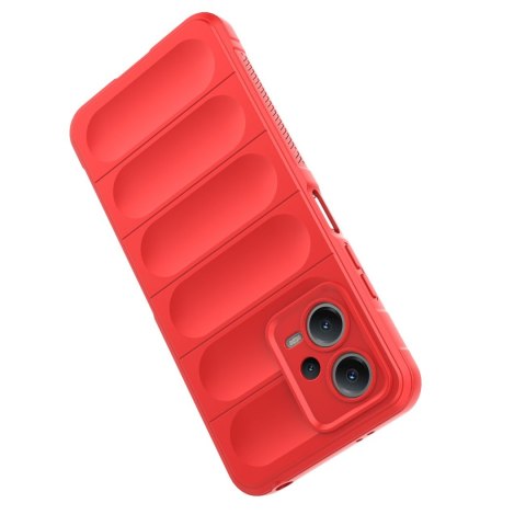 Etui elastyczny pokrowiec do Xiaomi Redmi Note 12 5G / Poco X5 5G Magic Shield Case czerwony HURTEL