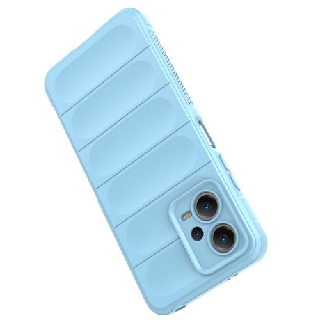 Etui elastyczny pokrowiec do Xiaomi Redmi Note 12 5G / Poco X5 5G Magic Shield Case jasnoniebieski HURTEL