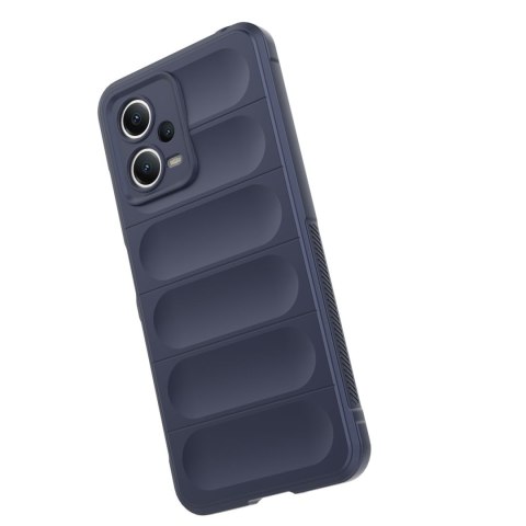 Etui elastyczny pokrowiec do Xiaomi Redmi Note 12 5G / Poco X5 5G Magic Shield Case niebieski HURTEL