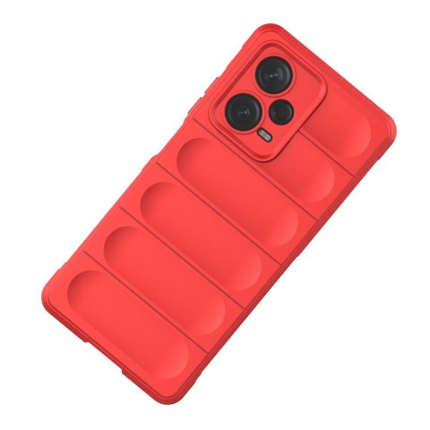 Etui elastyczny pokrowiec do Xiaomi Redmi Note 12 Pro+ Magic Shield Case czerwony HURTEL