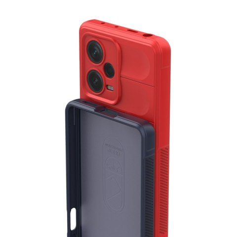 Etui elastyczny pokrowiec do Xiaomi Redmi Note 12 Pro+ Magic Shield Case czerwony HURTEL