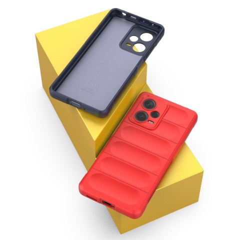 Etui elastyczny pokrowiec do Xiaomi Redmi Note 12 Pro+ Magic Shield Case czerwony HURTEL