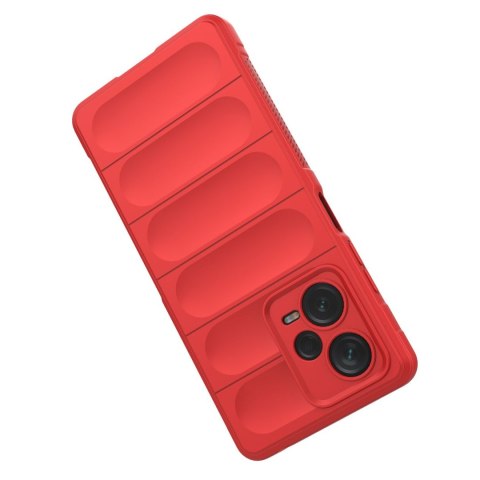 Etui elastyczny pokrowiec do Xiaomi Redmi Note 12 Pro+ Magic Shield Case czerwony HURTEL