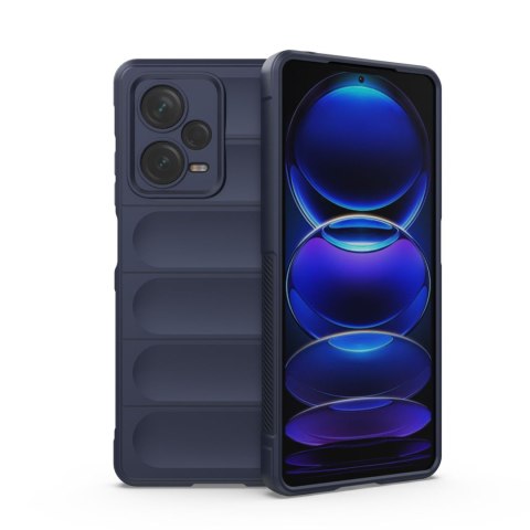 Etui elastyczny pokrowiec do Xiaomi Redmi Note 12 Pro+ Magic Shield Case niebieski HURTEL