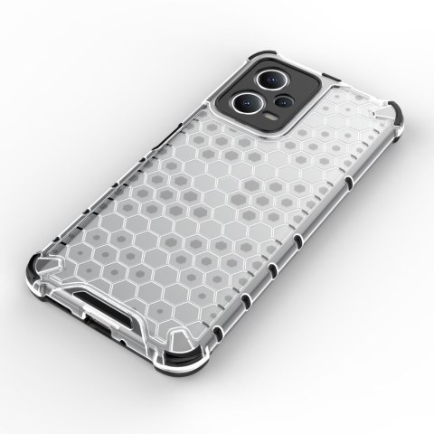 Etui pancerny hybrydowy pokrowiec do Xiaomi Redmi Note 12 5G / Poco X5 5G Honeycomb czarny HURTEL