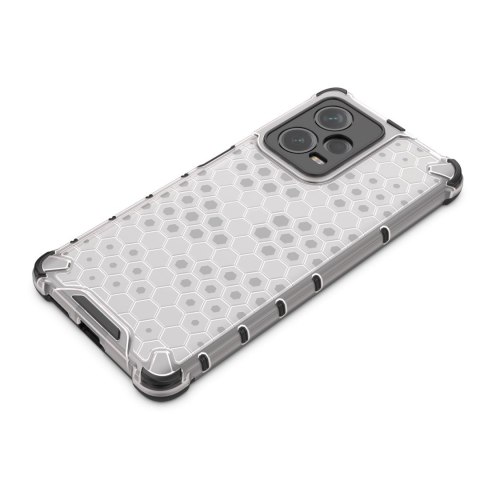 Etui pancerny hybrydowy pokrowiec do Xiaomi Redmi Note 12 Pro+ Honeycomb czarny HURTEL