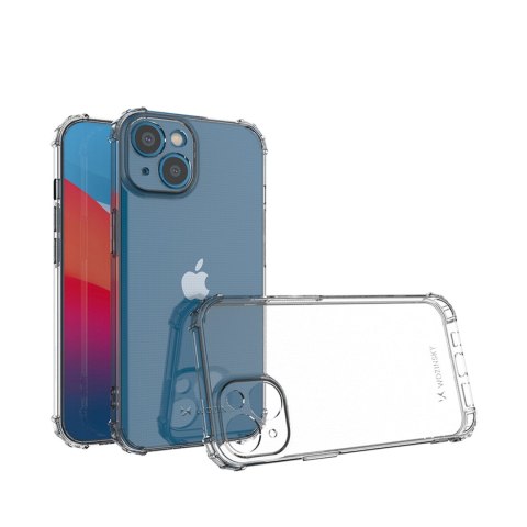 Etui pancerny pokrowiec na iPhone 14 Plus Anti Shock przezroczyste WOZINSKY