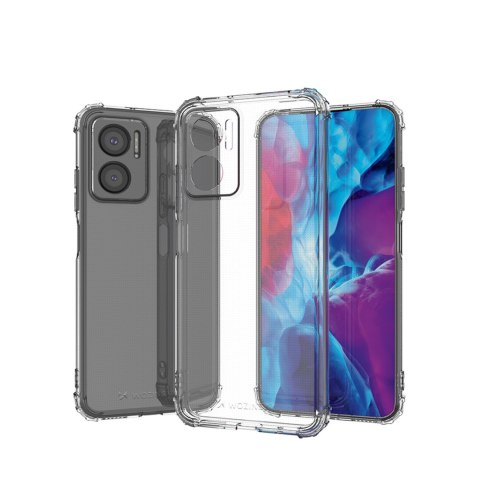 Etui pancerny pokrowiec na Xiaomi Redmi Note 11E / 10 5G - Prime+ 5G / Poco M4 5G Anti Shock przezroczyste WOZINSKY