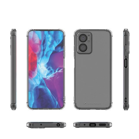 Etui pancerny pokrowiec na Xiaomi Redmi Note 11E / 10 5G - Prime+ 5G / Poco M4 5G Anti Shock przezroczyste WOZINSKY