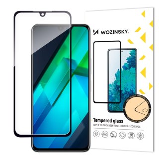 Szkło hartowane 9H na cały ekran Infinix Note 12 G96 z ramką Case Friendly czarny WOZINSKY