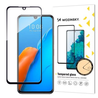 Szkło hartowane 9H na cały ekran Infinix Note 12 Pro z ramką Case Friendly czarny WOZINSKY