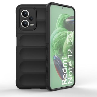 Etui elastyczny pokrowiec do Xiaomi Redmi Note 12 5G / Poco X5 5G Magic Shield Case czarny HURTEL