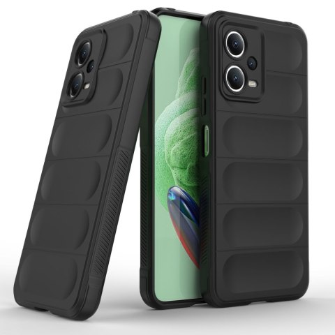 Etui elastyczny pokrowiec do Xiaomi Redmi Note 12 5G / Poco X5 5G Magic Shield Case czarny HURTEL