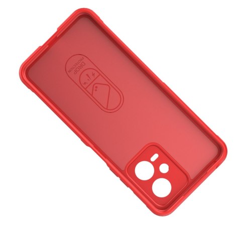 Etui elastyczny pokrowiec do Xiaomi Redmi Note 12 5G / Poco X5 5G Magic Shield Case czerwony HURTEL