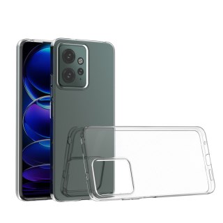 Etui silikonowe pokrowies do Xiaomi Redmi 12 Ultra Clear przezroczyste HURTEL