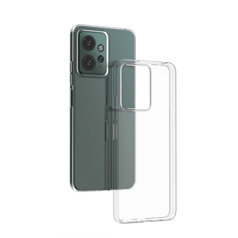 Etui silikonowe pokrowies do Xiaomi Redmi 12 Ultra Clear przezroczyste HURTEL