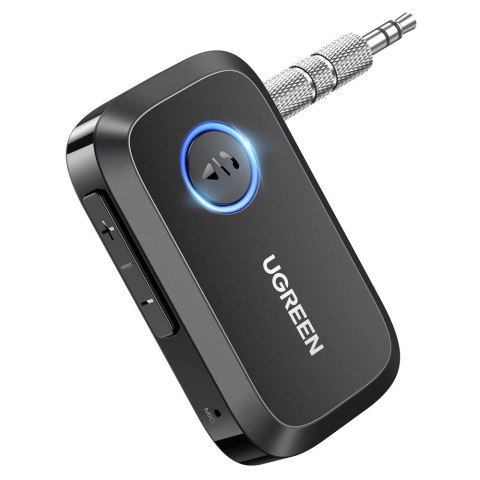 Odbiornik dźwięku Bluetooth 5.3 AUX mini jack 3.5mm Ugreen CM596 czarny UGREEN