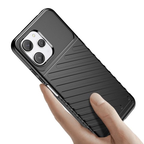 Pancerne elastyczne etui pokrowiec do Xiaomi Redmi 12 Thunder Case czarne HURTEL