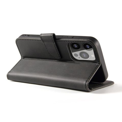 Pokrowiec etui z klapką i portfelem do Xiaomi Redmi 12 Magnet Case czarne HURTEL