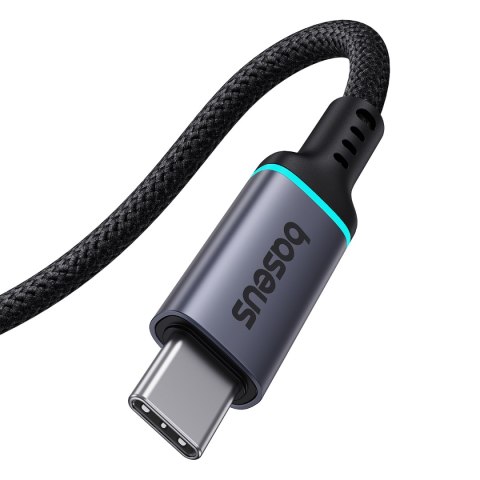 Przedłużacz kabla przewodu USB-C High Definition Series 10Gb/s 1m czarny BASEUS