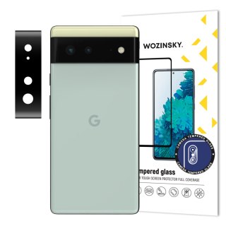 Szkło hartowane 9H na aparat kamerę do Google Pixel 6 Full Camera Glass WOZINSKY